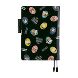 Hobonichi Techo 2026 Cousin A5 Book & Cover - Candy Stripper: Random Dog & Cat (Black) [JPN/A5/April Start]