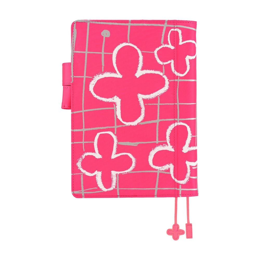 Hobonichi Techo 2026 Cousin A5 Book & Cover - Makoto Matsubayashi: Pink Flowers [JPN/A5/April Start]