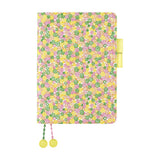 Hobonichi Techo 2026 Cousin A5 Book & Cover - mina perhonen: skyful (Yellow) [ENG/A5/Jan Start]