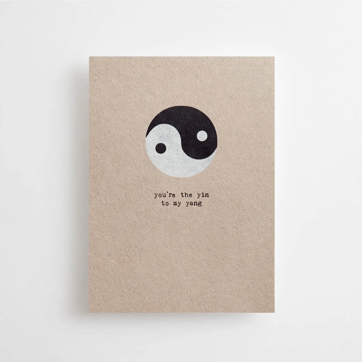 Anna Cosma Postcard - You're the Yin To My Yang