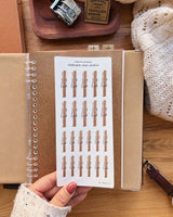 Sarica Studio Clothespin Stickers