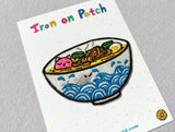 Bel’s Art World Iron-on Patch - Noodle Bowl