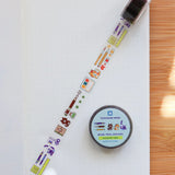 Thousand Skies - Brush, Pens, and Cats Transparent PET Tape