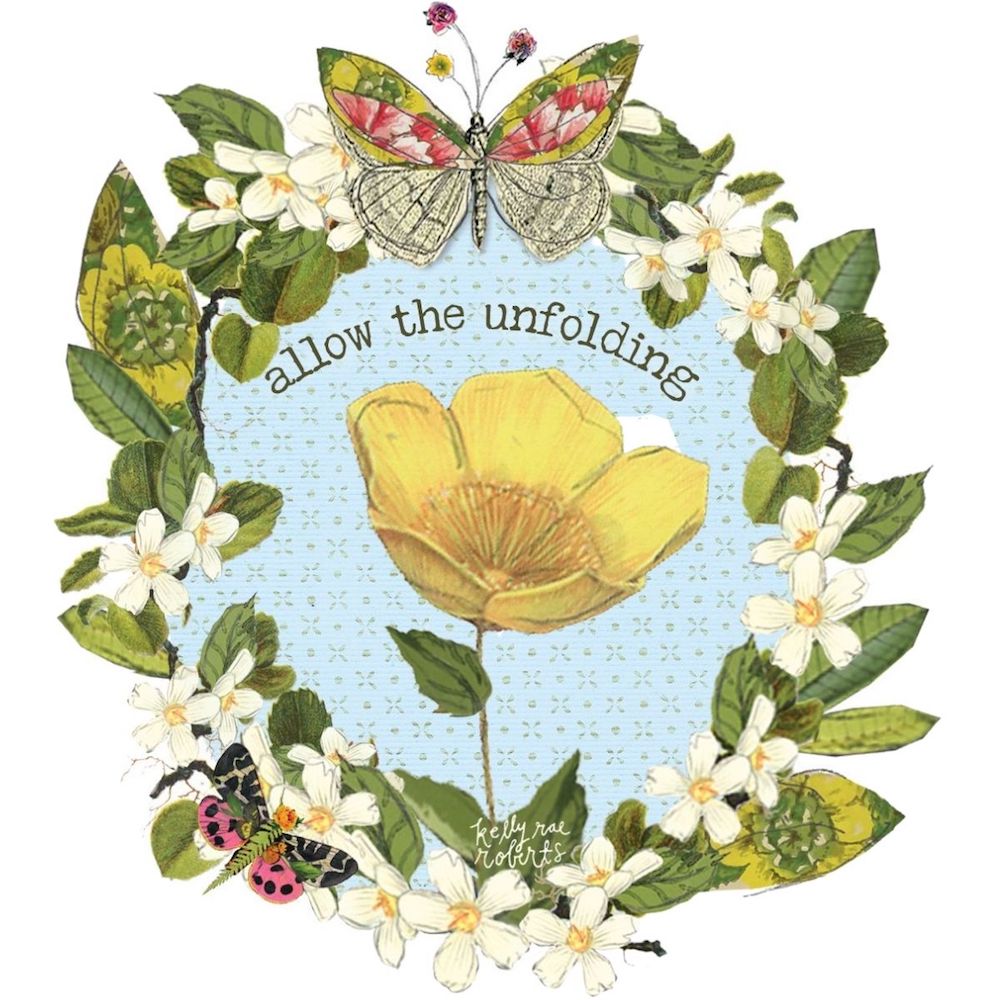 Allow the Unfolding Vinyl Sticker