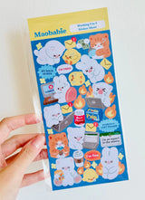 Maobabie Sticker Sheet - Working 9-5