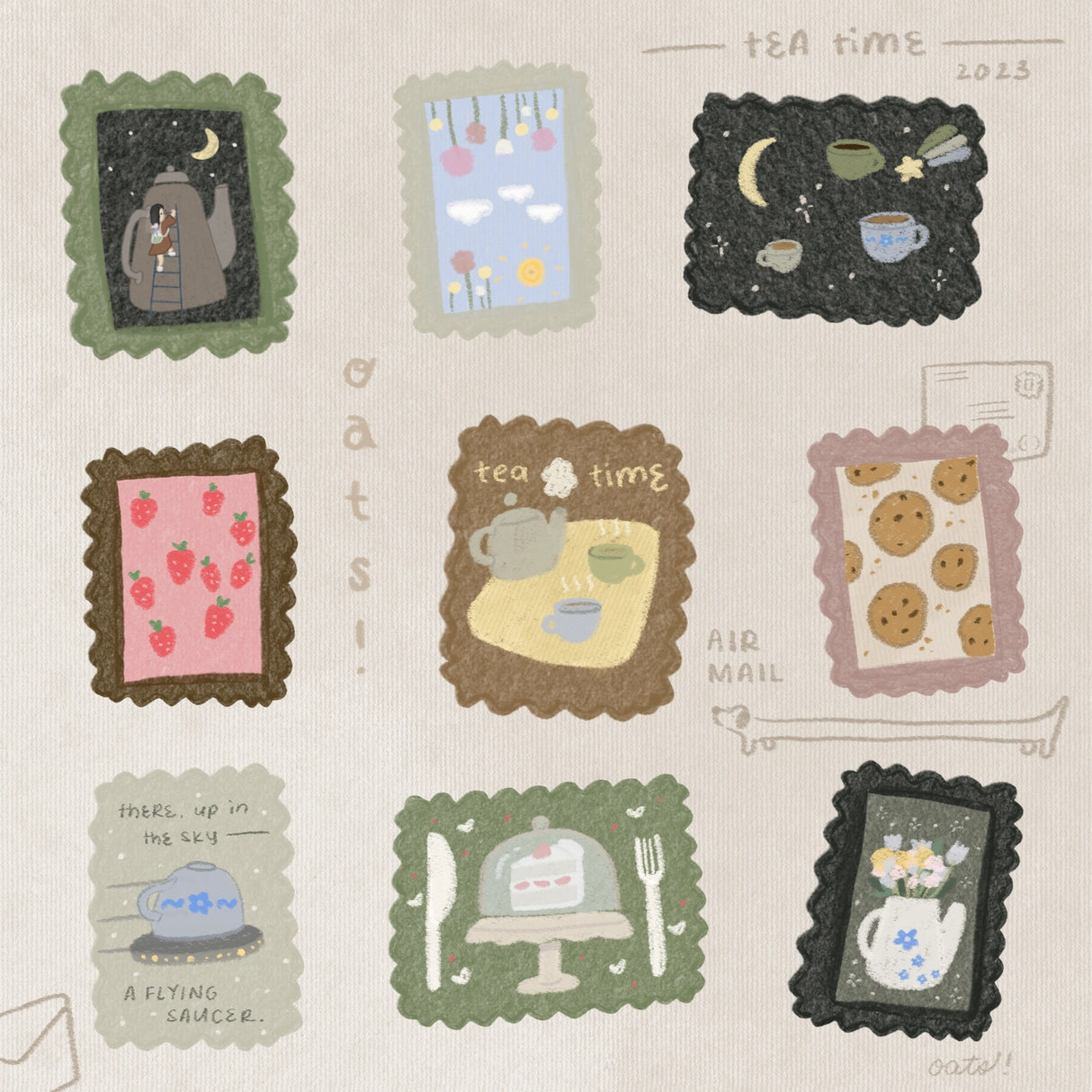 Washi sticker roll - it's like endless stickers, sort of!

Measurements: 50 mm x 5m