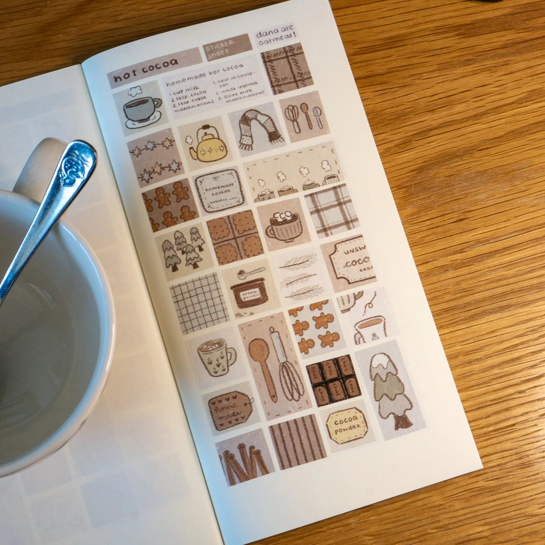 Sip some warm hot cocoa this chilly night.

Kiss cut washi sticker sheet

Includes 1 sheet 7.5" x 3.5"