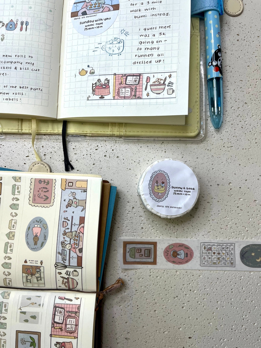 The life of felix the bunny and jonas the bear

25 mm x 10m washi tape