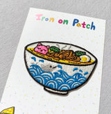 Bel’s Art World Iron-on Patch - Noodle Bowl