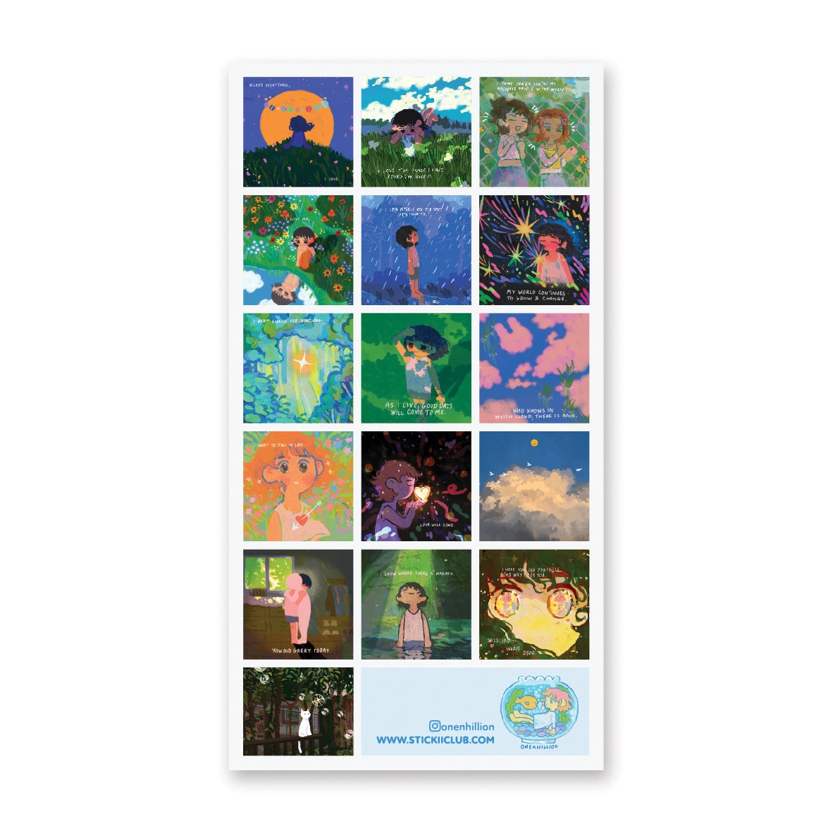 STICKII Good Days Will Come Sticker Sheet