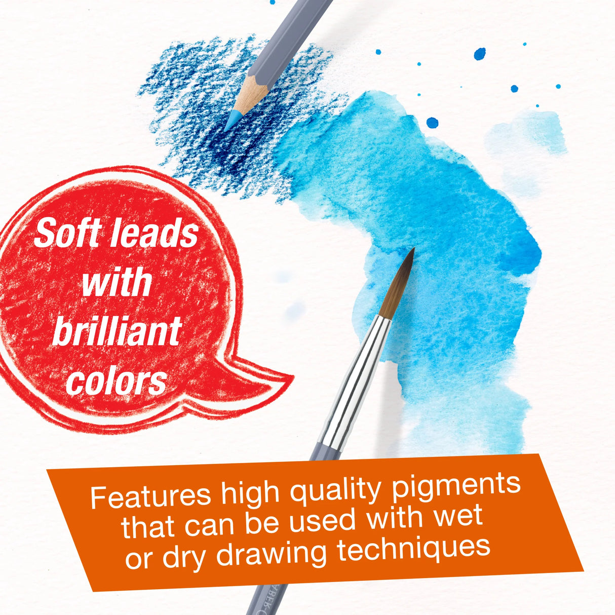 Faber-Castell Goldfaber Aqua Watercolor Pencils - Tin of 24