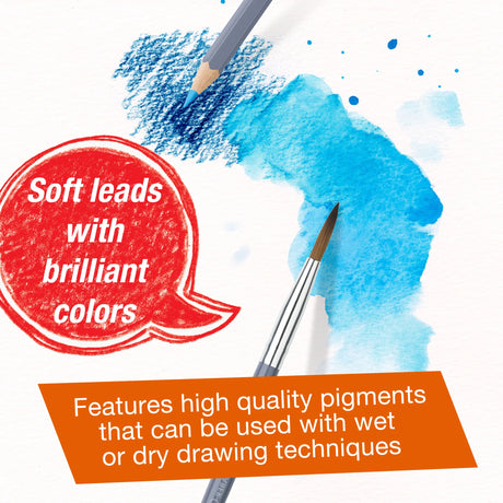 Faber-Castell Goldfaber Aqua Watercolor Pencils - Tin of 24