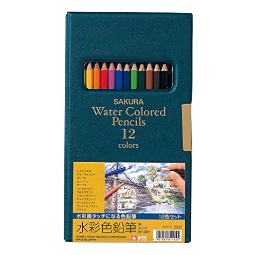 Sakura 12-colors Watercolor Pencils