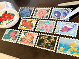 Pegushi Washi Tape - Botanical Stamp