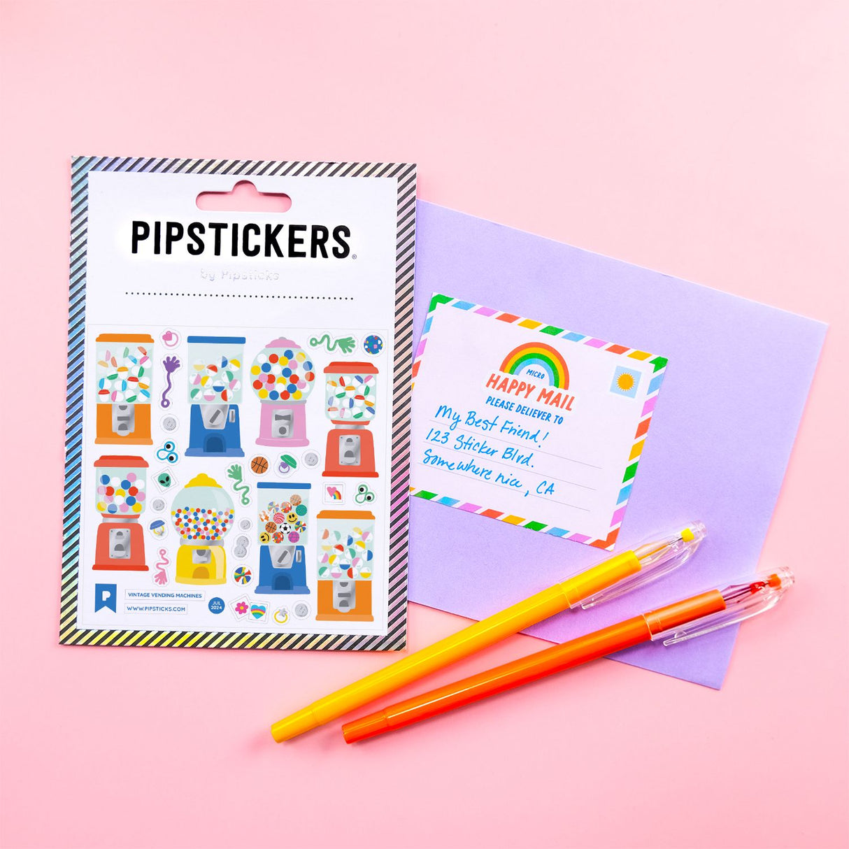 Pipsticks - Vintage Vending Machines Stickers