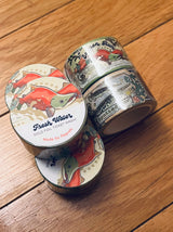Pegushi Washi Tape - Gold Foil Fresh Water Ticket