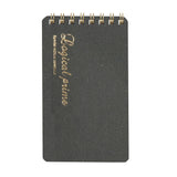Logical Prime W Ring Notebook A7 Size - Gray (Grid)