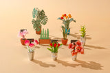 Floral Corner DIY Book Nook Kit with Dust Cover