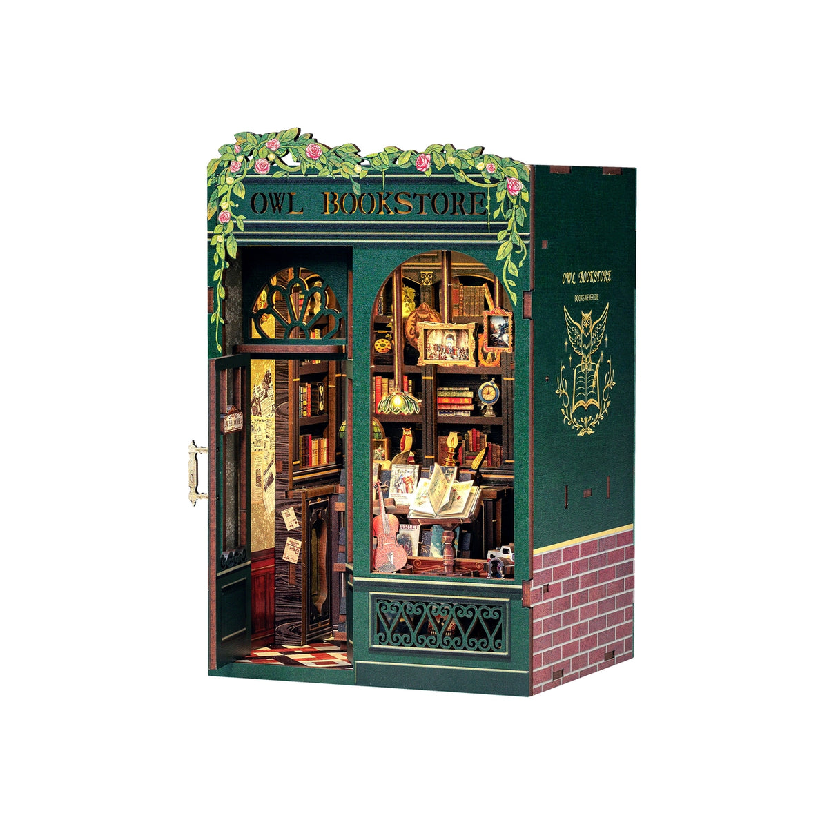 Diy Book Nook Kit: Owl Bookstore
