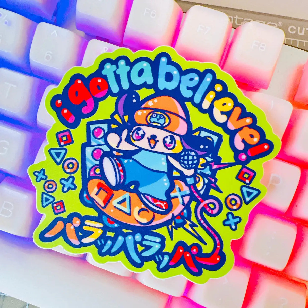 Parappa the Rapper Vinyl Sticker