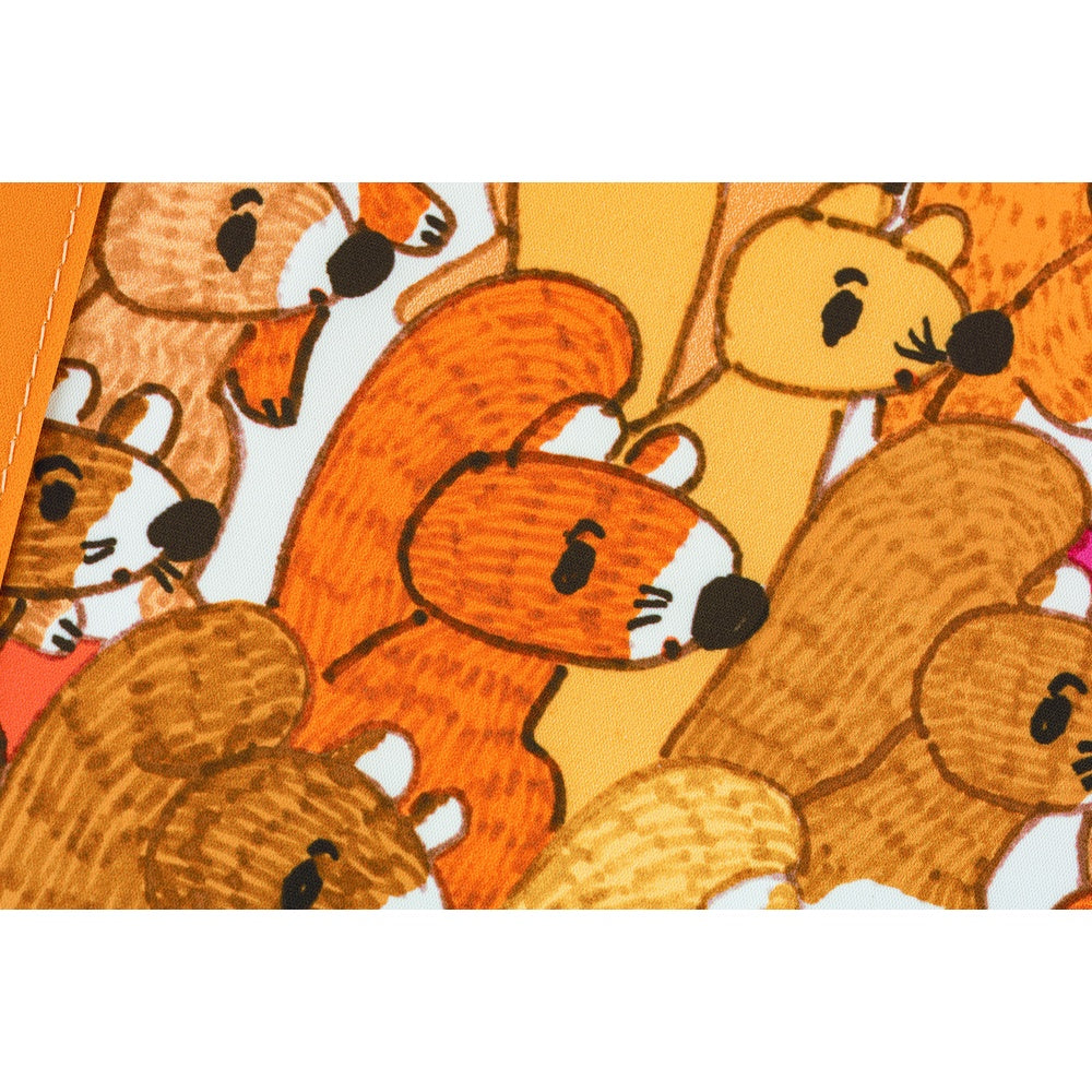 Hobonichi Techo 2026 Original Book & Cover - 100% ORANGE: Squirrel Squadron [JPN/A6/April Start]
