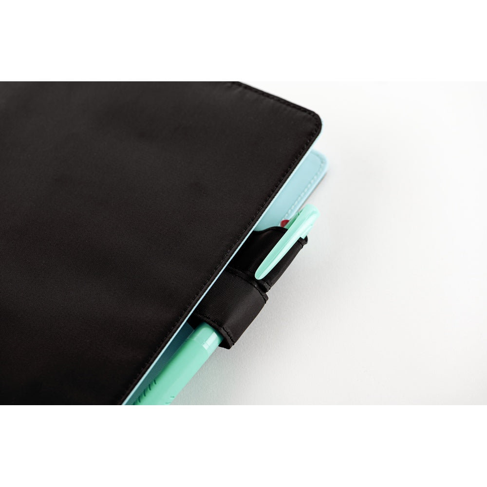 Hobonichi Techo 2026 Cousin A5 Book & Cover - Colors: Black x Clear Blue [ENG/A5/Jan Start]