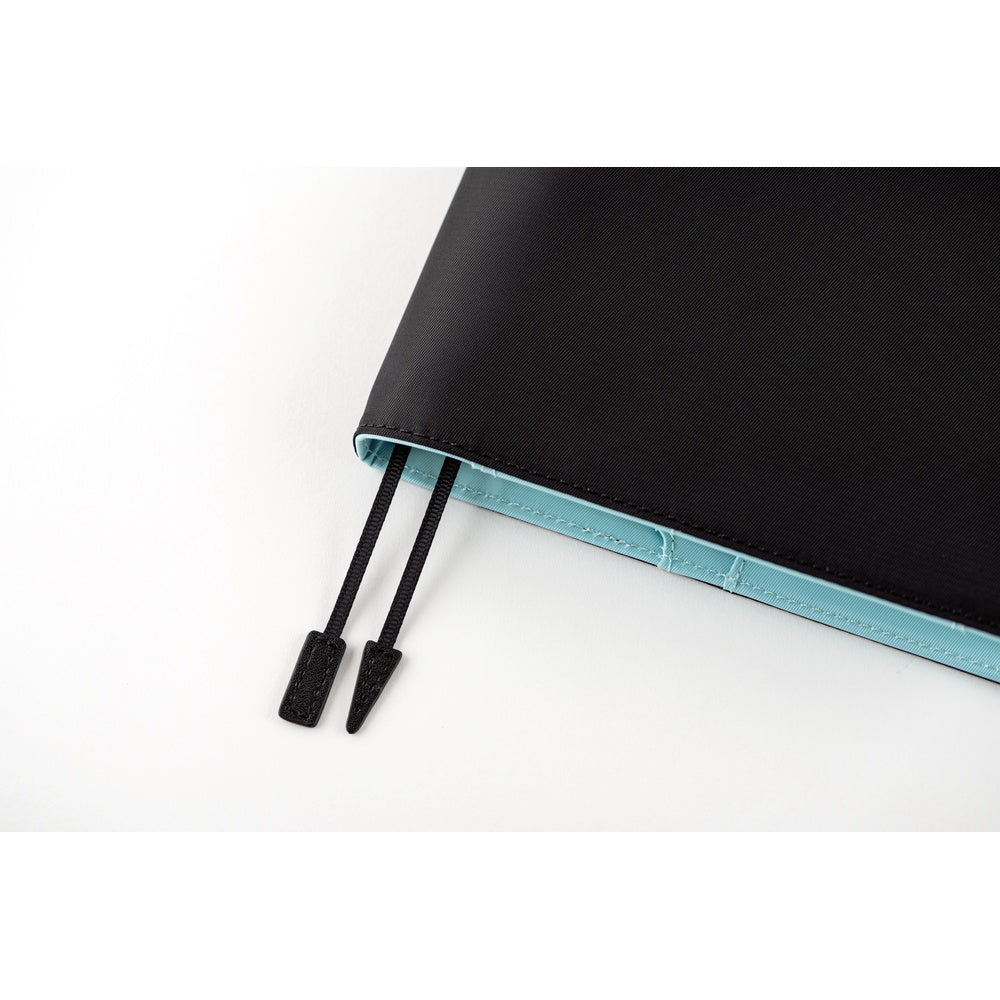 Hobonichi Techo 2026 Cousin A5 Book & Cover - Colors: Black x Clear Blue [ENG/A5/Jan Start]