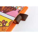 Hobonichi Techo 2026 Cousin A5 Book & Cover - 100%ORANGE: Where’s the Squirrel Going [JPN/A5/April Start]