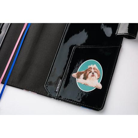 Hobonichi Techo 2026 Cousin A5 Book & Cover - Candy Stripper: Random Dog & Cat (Black) [JPN/A5/April Start]