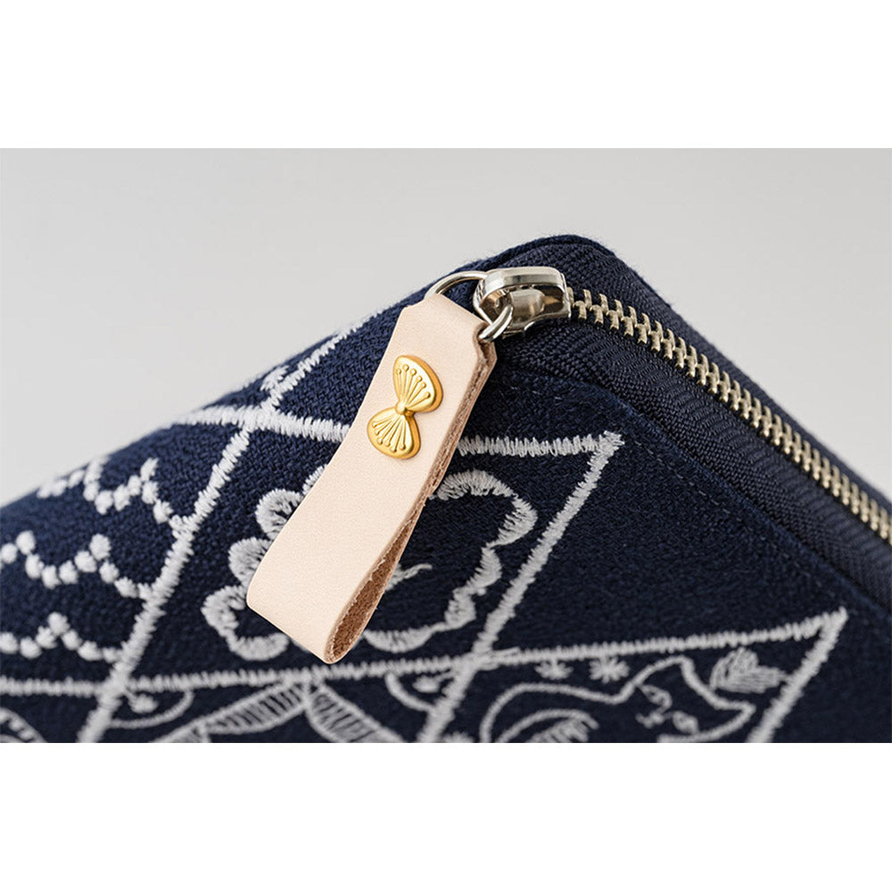 Hobonichi 2025 A6 Funda mina perhonen: sinfonía (Marina)