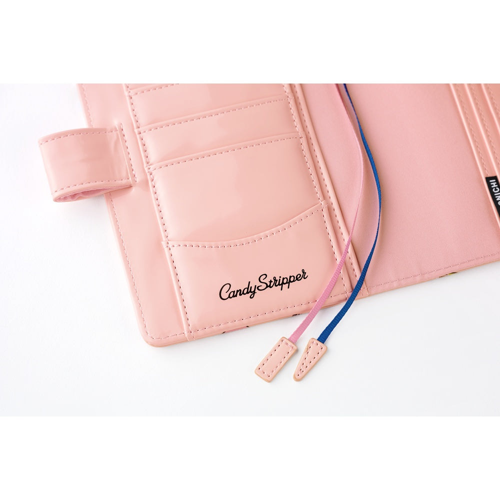 Hobonichi Techo 2026 Original Book & Cover - Candy Stripper: Random Dog & Cat (Pink) [JPY/A6/April Start]