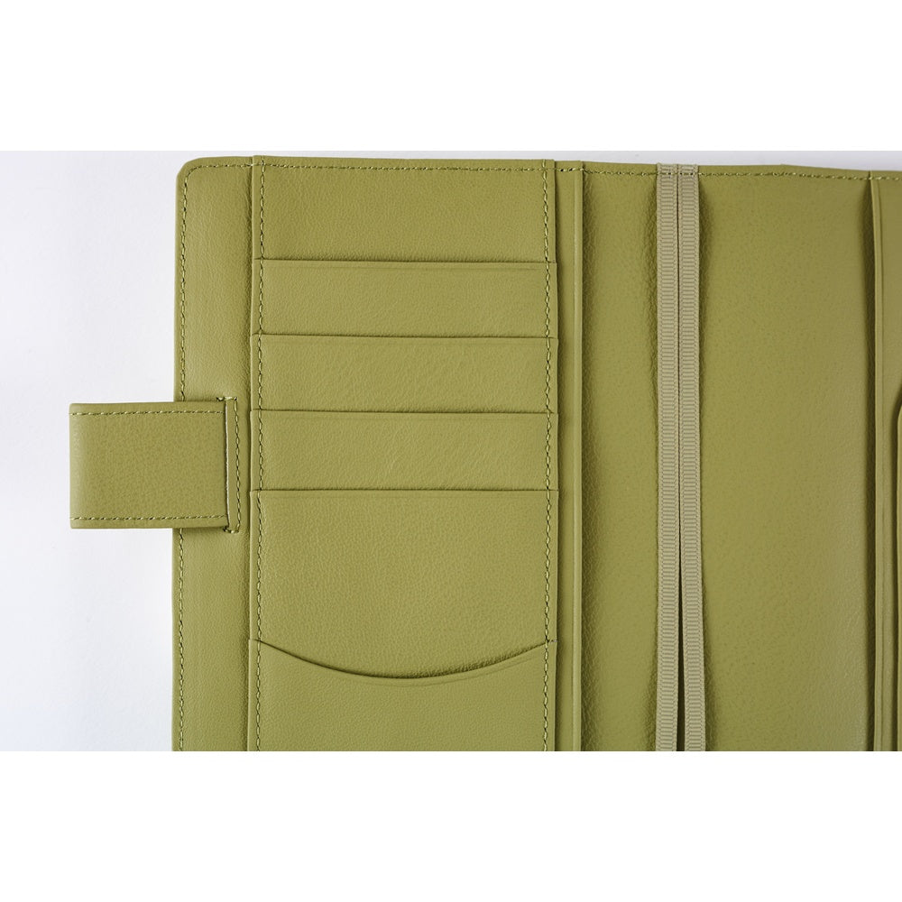 Hobonichi Techo 2026 Original Book & Cover - Leather: Sage Green [ENG/A6/Jan Start]