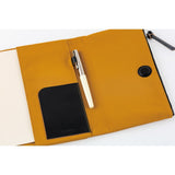 Hobonichi Techo 2026 Cousin A5 Book & Cover - Tragen: Mustard [JPN/A5/April Start]