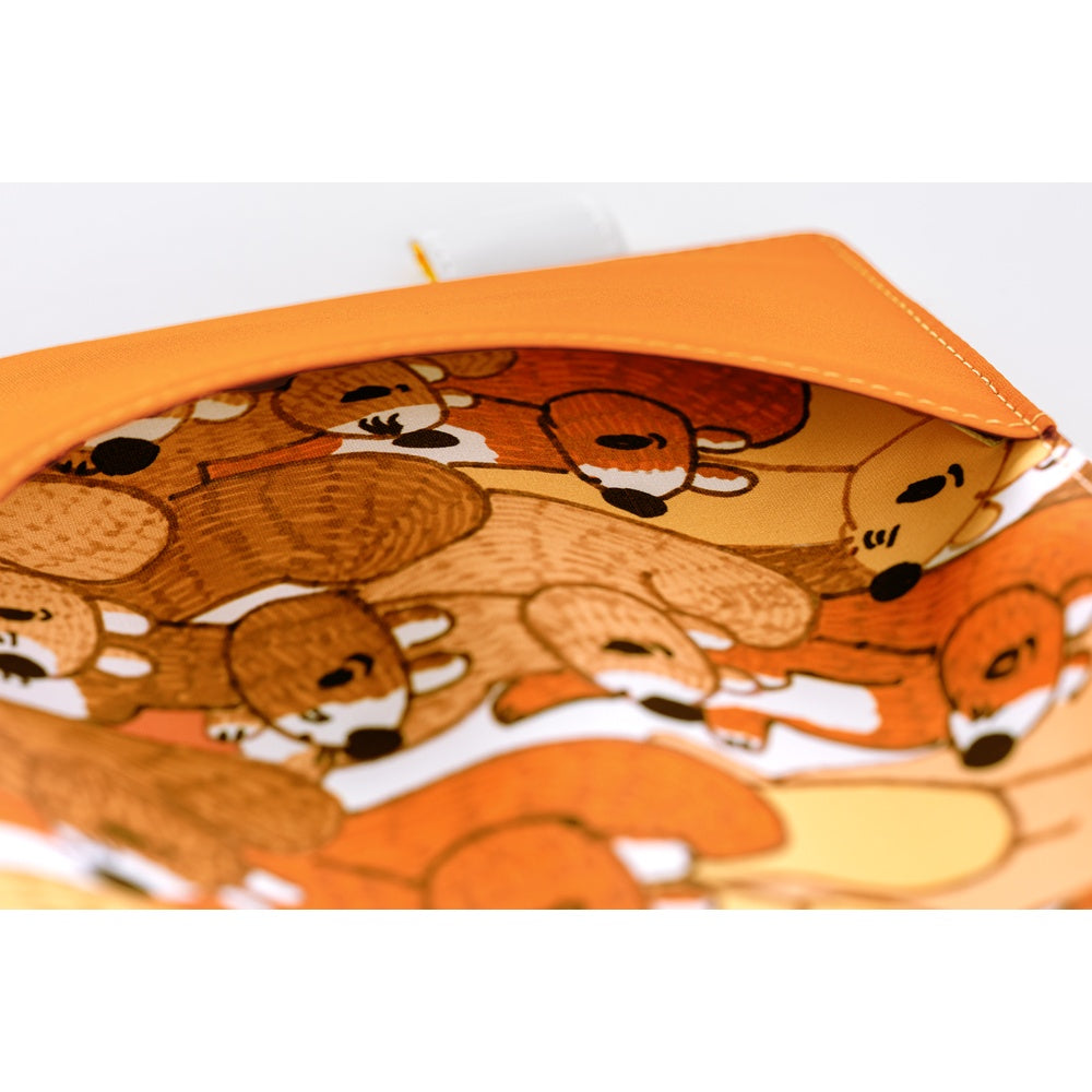 Hobonichi Techo 2026 Original Book & Cover - 100% ORANGE: Squirrel Squadron [JPN/A6/April Start]