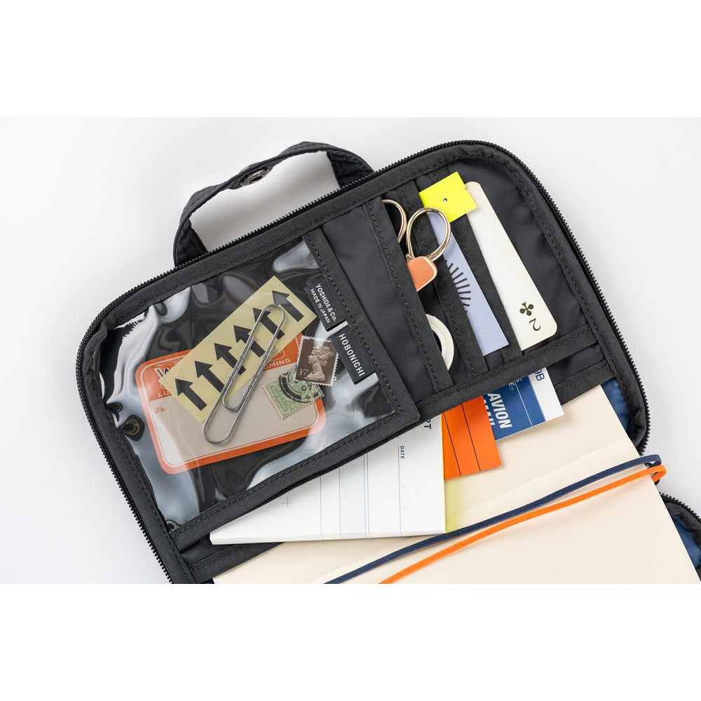 Hobonichi Techo 2026 Cousin A5 Book & Cover - POTR: Stroll (Black) [JPY/A5/April Start]