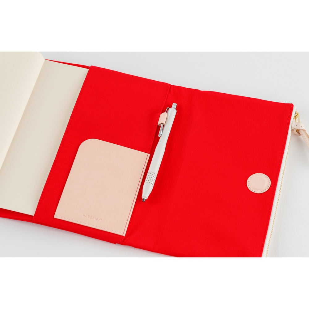 Hobonichi Techo 2026 Cousin A5 Book & Cover - Tragen: Red [ENG/A5/Jan Start]