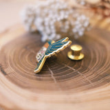 Hummingbird (Green) Enamel Pin
