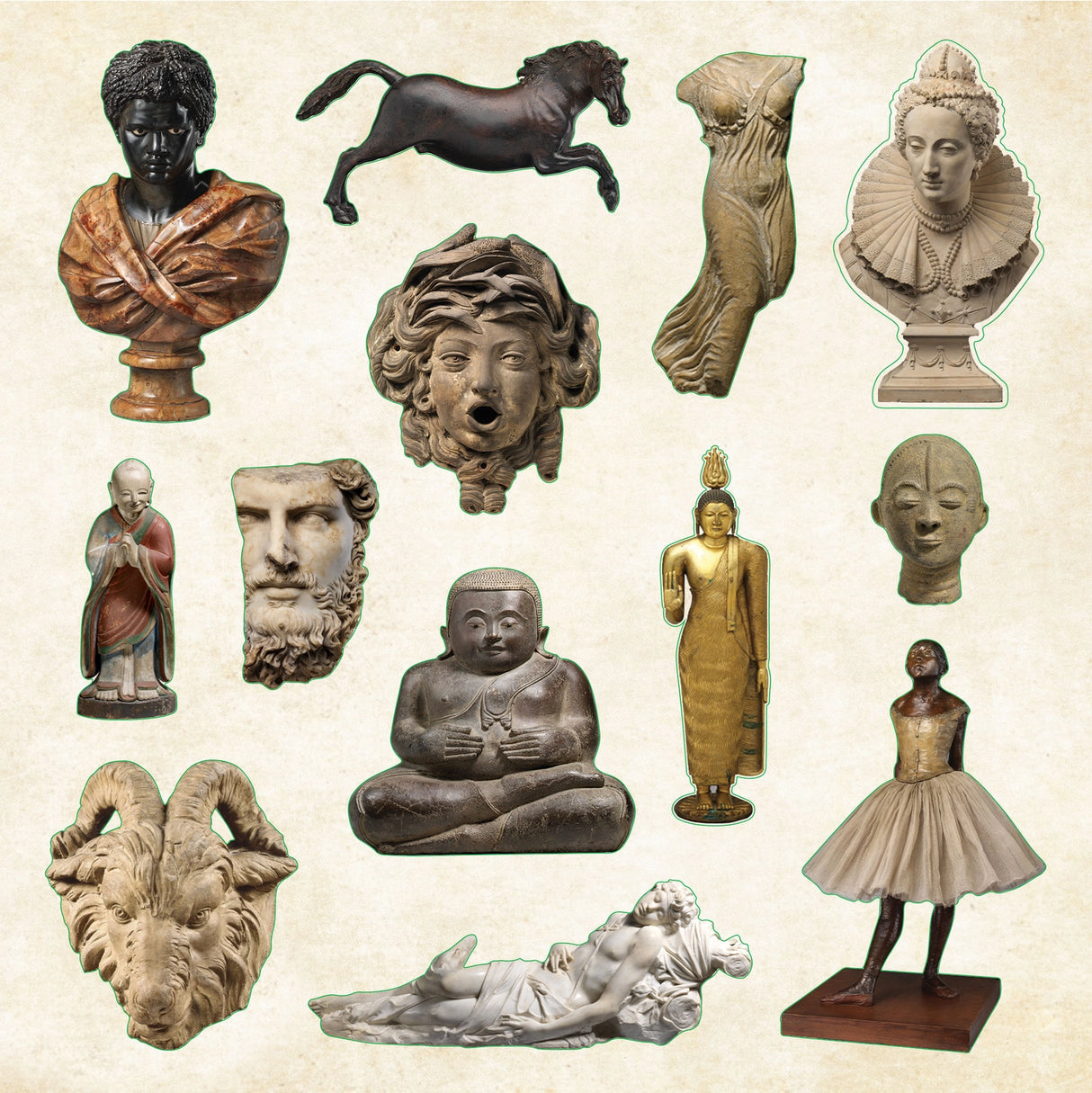 Museum Treasures Sticker Book