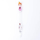 Fashionable Lady Lovery-Chan Glass Dip Pen Heart Pattern