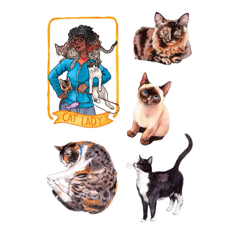 Cat's Meow Sticker Book