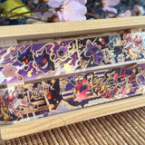 25mm x 5m long washi tape
Peggy is an illustrator, designer and Background Painter in TV animation specializing in vibrant colorful drawings and gold foil. Her work is inspired by Chinese folklore imagery she grew up with and wishes to spread her interpretation of her culture. She also has a great fondness for the ocean and all marine life, and hope to spread the love for all water dwelling creatures.