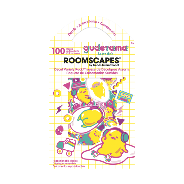 Gudetama- Lazy 80's Decal Variety Pack (100-Pack)