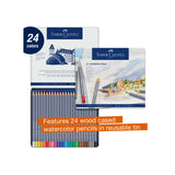 Faber-Castell Goldfaber Aqua Watercolor Pencils - Tin of 24