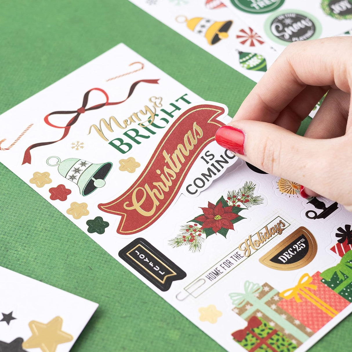 Vicki Boutin Evergreen & Holly Sticker Book