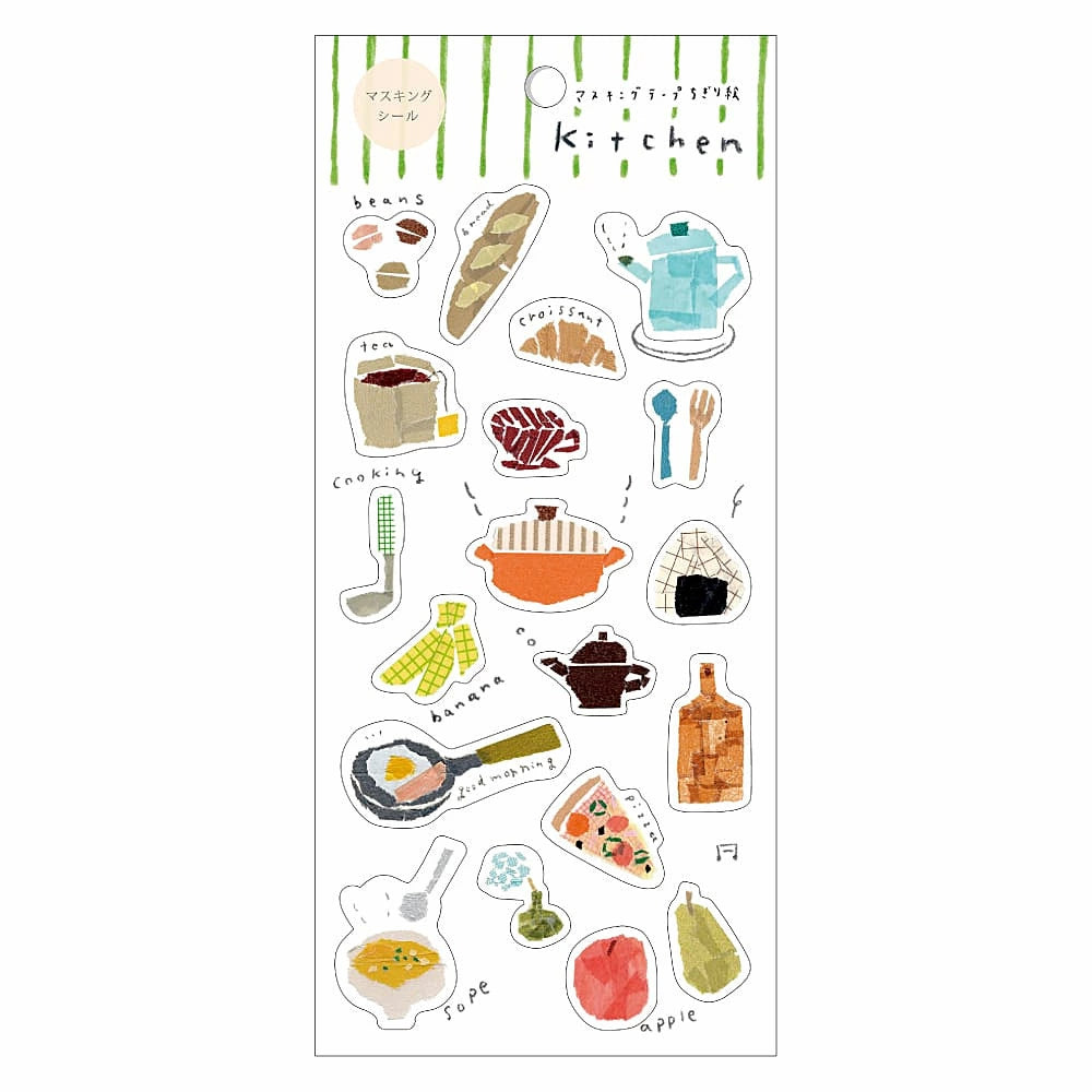 Saien x Miki Tamura Sticker Sheet - Kitchen