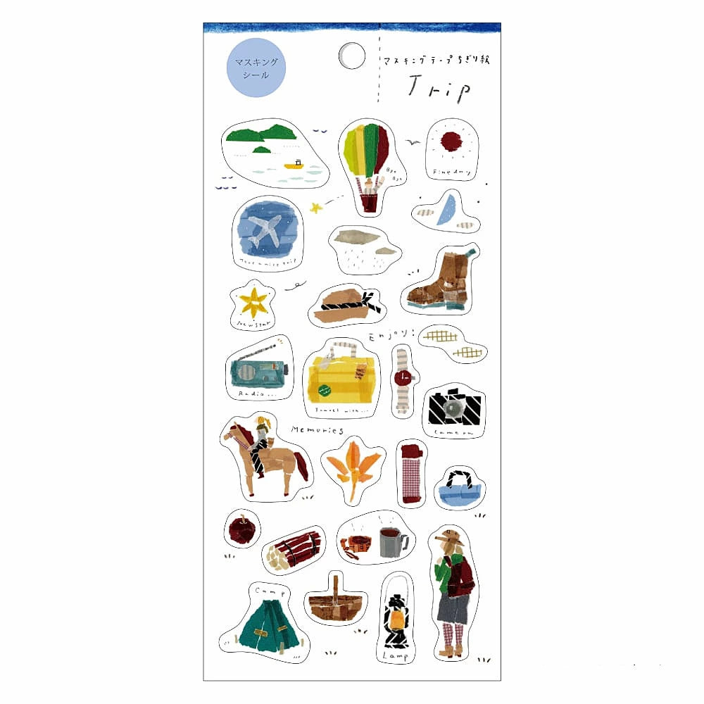 Saien x Miki Tamura Sticker Sheet - Trip