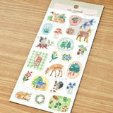 An illustration sticker with the theme of the peaceful daily life of animals is now available!
It features a gold rim around the seal.
Please also pay attention to the sheer piece design.