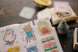 OURS Studio Bedtime Story Stamp Style Sticker