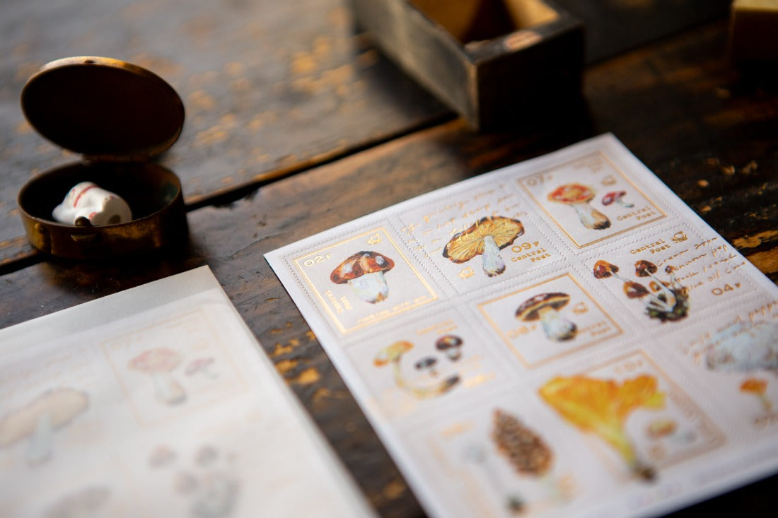 OURS Studio Mushroom Recipe Stamp Sticker
