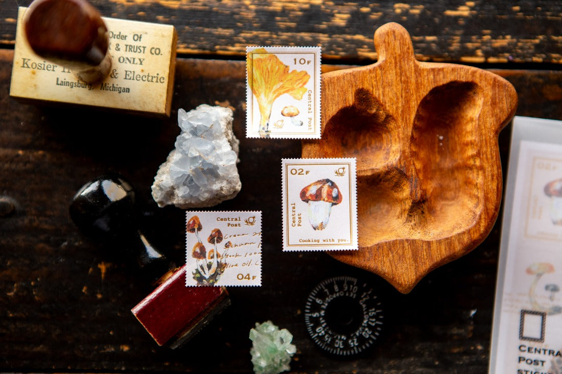 OURS Studio Mushroom Recipe Stamp Sticker